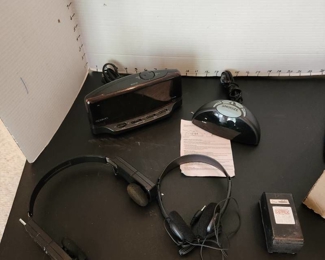 Emerson am/fm headphones and 2 alarm clocks