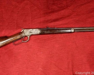 Winchester Repeating Arms Model 1892 25 20 WCF Caliber Rifle