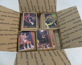 Box of Basketball Cards