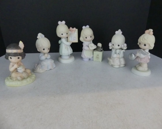 Precious Moments Figurines - 6 in All