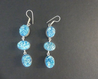 Druzy Dangle Earrings