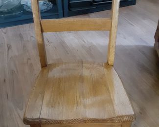 Childs Wood Chair (2 Available)