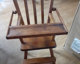Baby Doll High Chair