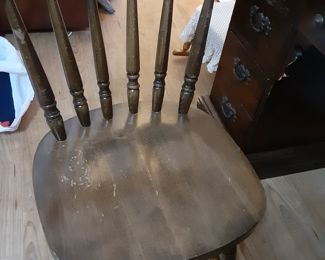Wood Desk Chair