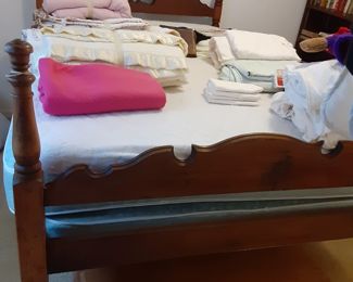 Double/Full Four Poster Bed & Mattress