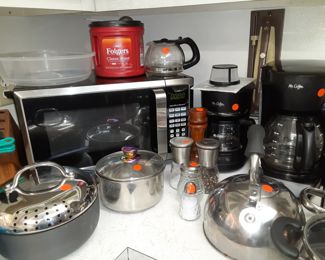 Microwave, Coffee Makers, Pots, Tea Kettle