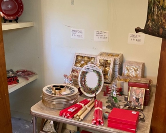 Christmas decor and collectibles