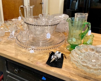 Chrystal serving ware