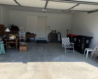 Lawn chairs lamps etc 