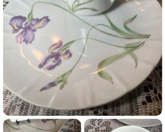 Lunch or desert plates with cups