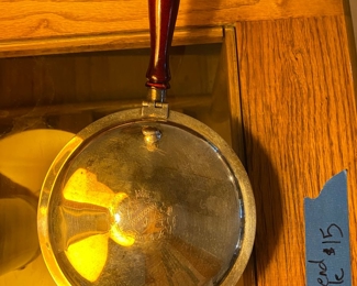 Vintage silver plated  Silent Butler Crumb Catcher.  Pristine