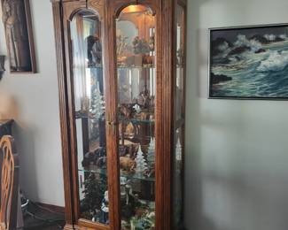 2 DOOR CURIO CABINET