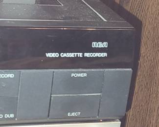 RCA VIDEO CASSETTE RECORDER 