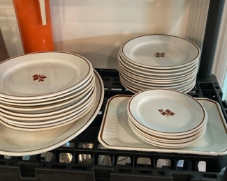 Traditional tea leaf ironstone