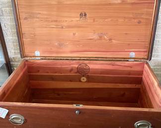 Antique Cedar Chest Cabinet opened