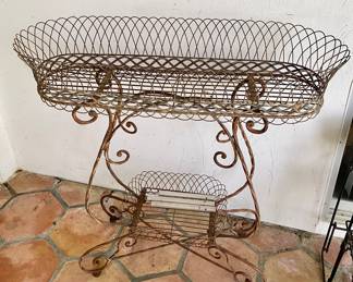 French Wire Plant Holder