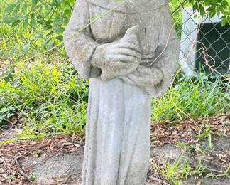 Concrete Garden St. Francis Statue