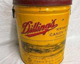 EARLY DILLINGS JELLIES & GUM CAN