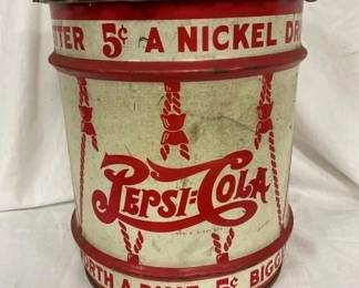 5CENT DOUBLE DOT PEPSI COLA BARREL