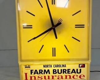 NC FARM BUREAU CLOCK