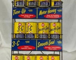 CASITE LUB. RACK W/ PRODUCT 