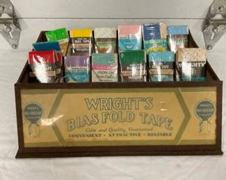 WRIGHTS BIAS TAPE STORE DISPLAY