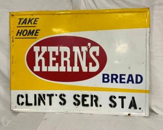 1970 TAKE HOME KERNS BREAD SIGN
