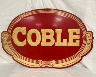 EMB. COBLE SIGN 48X32