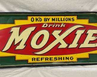 EMB. MOXIE DRINK SIGN