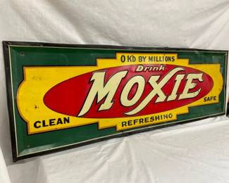 LEFTSIDE MOXIE DRINK SIGN