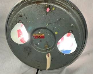 BACKVIEW PEPSI COLA CLOCK