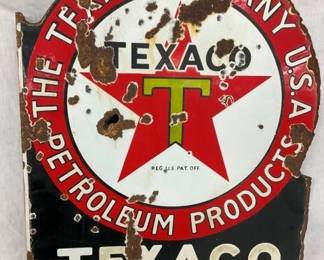 OTHERSIDE TEXACO FLANGE SIGN