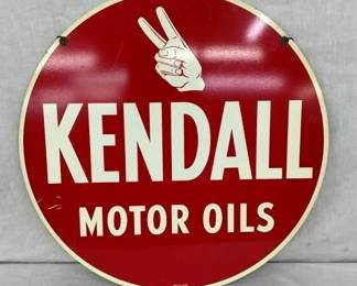 24IN DS KENDALL MOTOR OILS SIGN