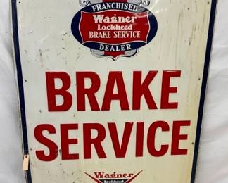 EMB. BRAKE SERVICE WAGNER SIGN 35X47