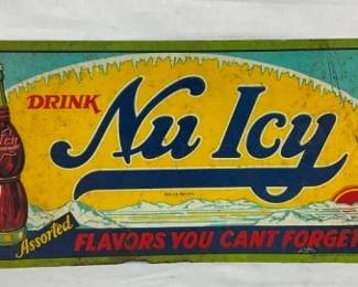 EMB NU ICY DRINK TIN SIGN 31X12