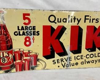 KIK DRINK SIGN 30X15