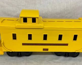 #3017 BUDDYL YELLOW CABOOSE CAR