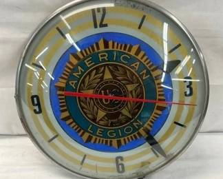 15IN AMERICAN LEGION CLOCK