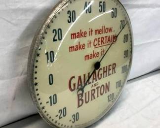 12IN GALLAGHER & BURTON THERMOMETER