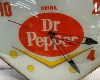 15X15 DR. PEPPER DIAMOND CLOCK