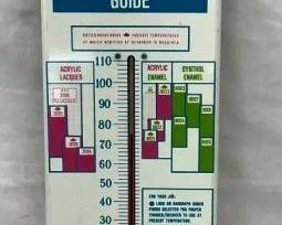 MARTIN PAINTS NAPA THERMOMETER 8X27