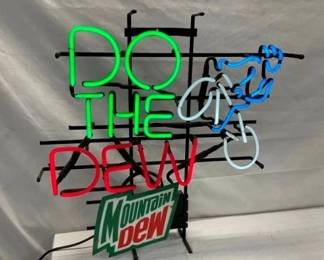 MT. DEW 4 COLOR NEON W/ BICYCLE 23X24
