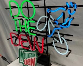 MT. DEW 4 COLOR NEON W/ BICYCLE 23X24