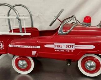 #9 FIRE DEPT. PEDAL TRUCK