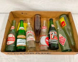 COLLECTION EARLY SODA BOTTLES