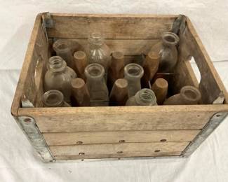 VARIOUS MILK BOTTLES