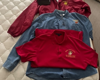 US Marine Polos Shirts, hats and much more in closet