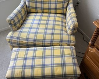 Comfy Chair and matching foot stool