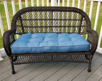 Resin Wicker Loveseat