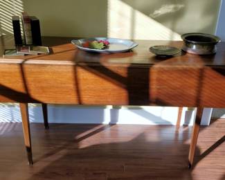 HEPPLEWHITE-STYLE Drop Leaf Table by D. R. Dimes